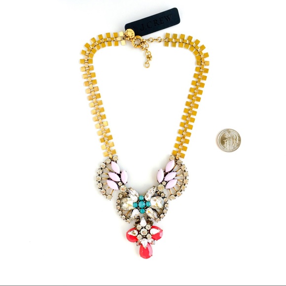 Jcrew crystal wings statement necklace - Picture 2 of 7
